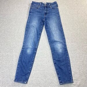 Paige Jeans Women's 23 Blue Hoxton Ankle Skinny Mid Rise Stretch Casual Denim